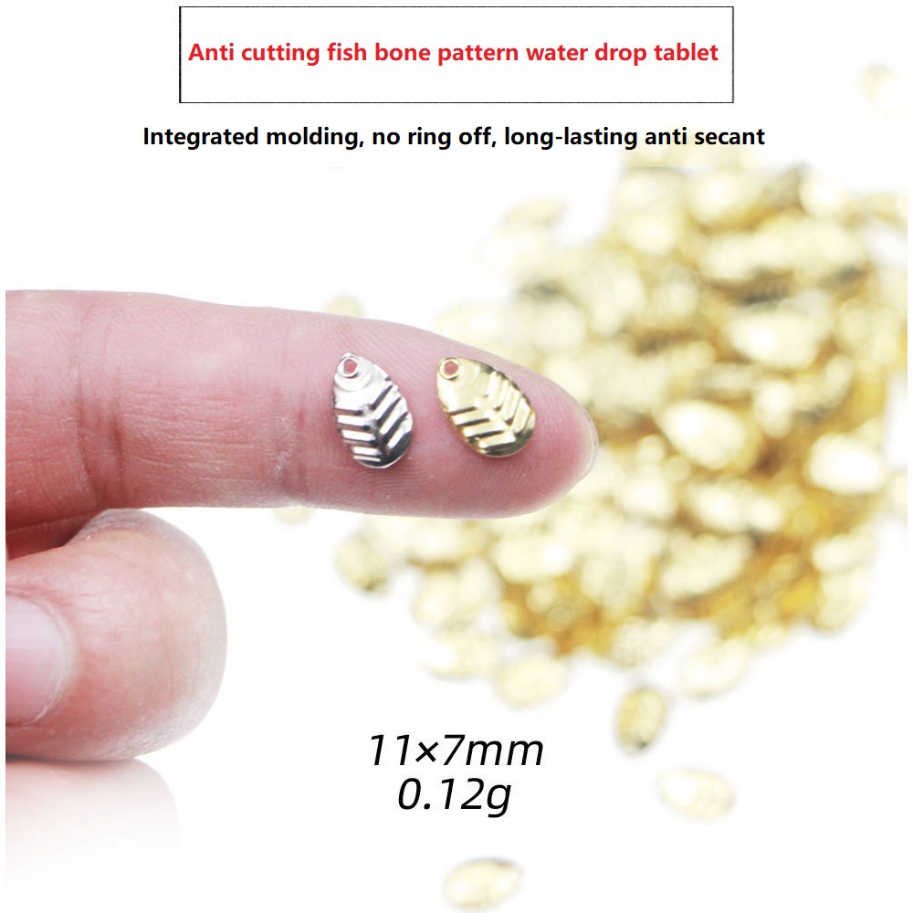 Fishing Lure Accessories - 50 قطعة/الوحدة DIY الصيد سبينر الترتر