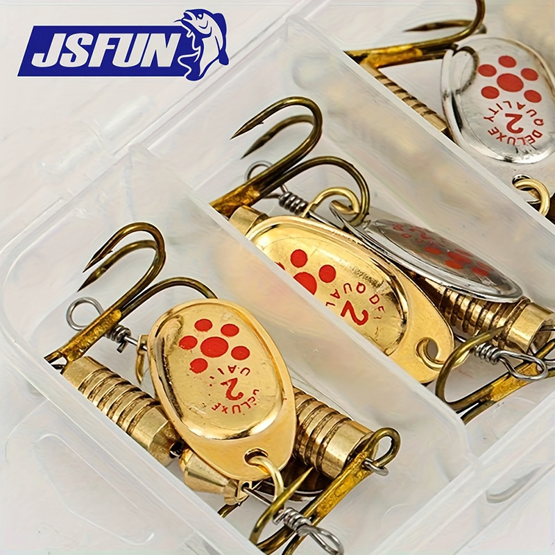 Fishing Lure Blade Bait - مجموعة JSFUN من 10 قطع طُعم
