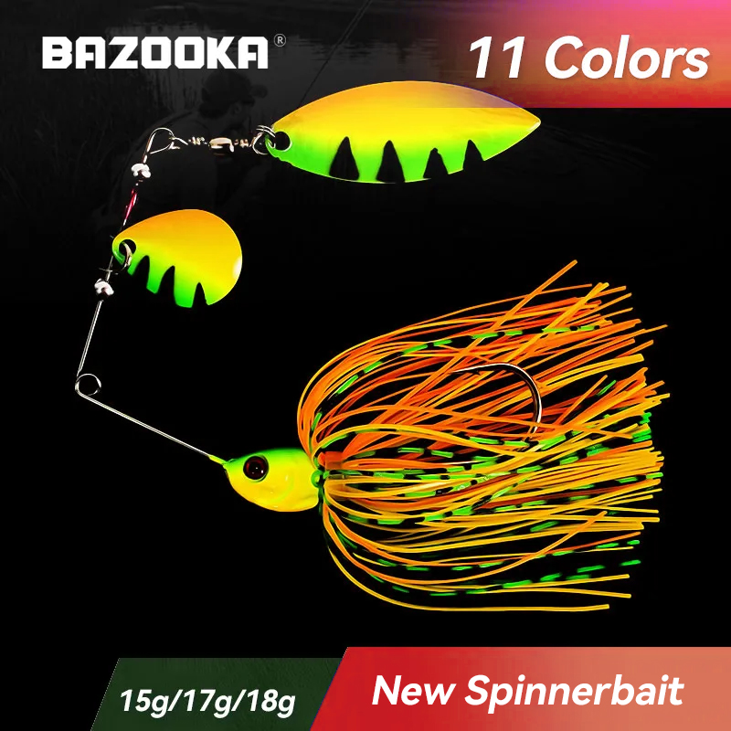 بازوكا 15 جرام 18 جرام سبينيرب - مراجعة Fishing Lure Swimbait وسعره