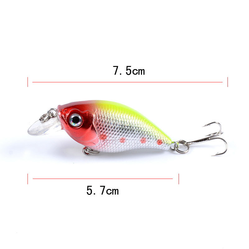 1 قطعة Wobblers جودة كرانكبيت  - مراجعة Fishing Lure Crankbait وسعره