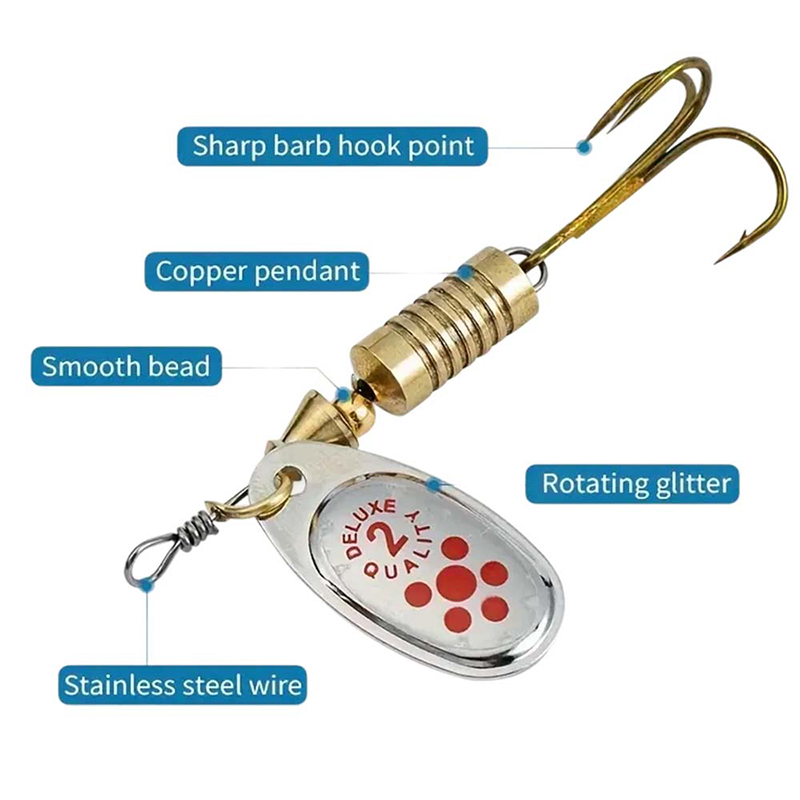 مجموعة JSFUN من 10 قطع طُعم صي - مراجعة Fishing Lure Blade Bait وسعره