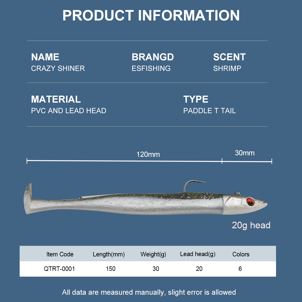 ESFISHING طعم صيد ناعم، طعم سب - مراجعة Fishing Lure Swimbait وسعره