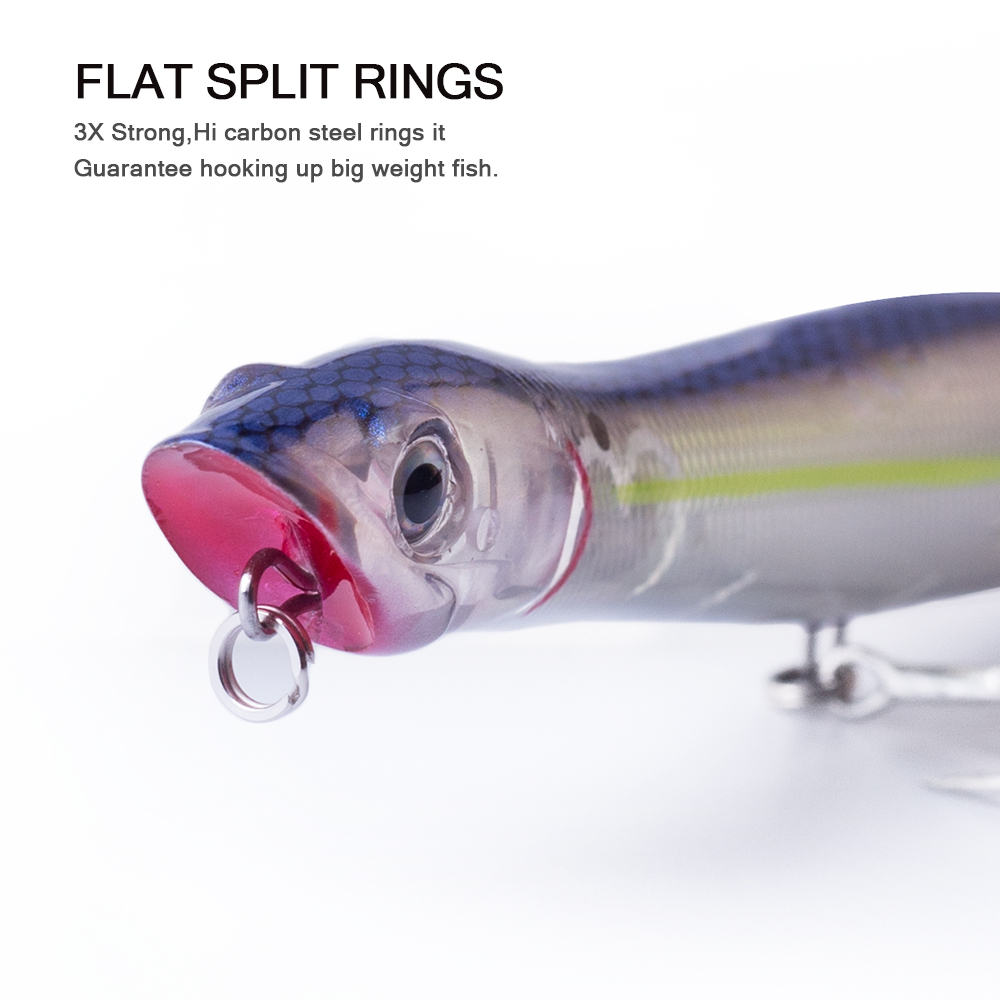 طعم صيد عائم على سطح الماء بطو - مراجعة Fishing Lure Popper وسعره